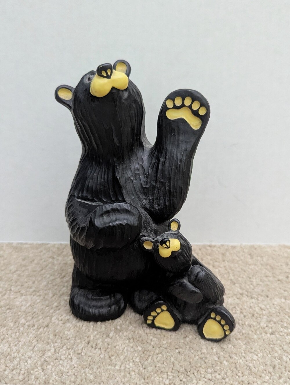 Big Sky Carvers "Bearfoots" Bear Business Card & Pen Holder